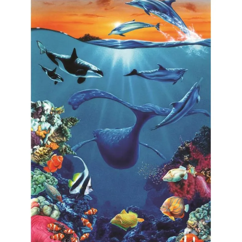 Rompecabezas Animales Marinos de 100 Piezas