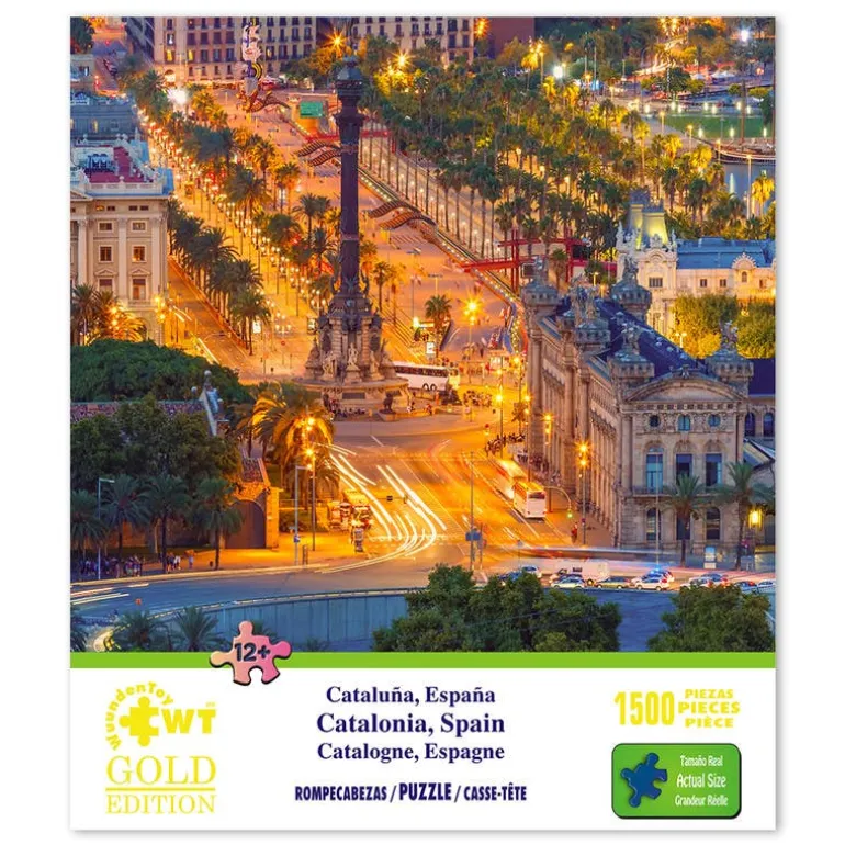 Rompecabezas Cataluña, España de 1500 Piezas