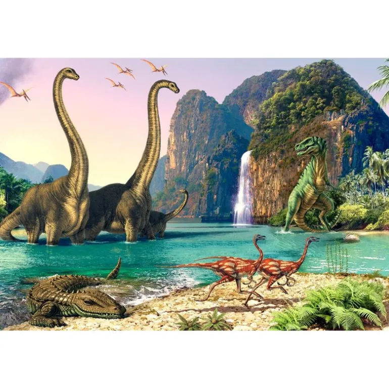 Rompecabezas Dinosaurios Jurásico de 100 Piezas