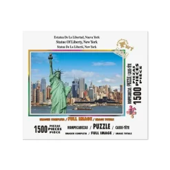 Rompecabezas Estatua De La Libertad, NY de 1500 Piezas