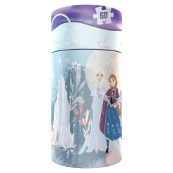 Rompecabezas Frozen, Estuche de Tubo 60 Piezas