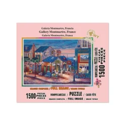 Rompecabezas Galería Montmartre, Francia de 1500 Piezas
