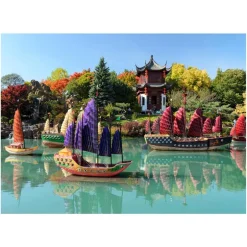 Rompecabezas Jardín Botánico De Montreal, Canadá de 500 Piezas