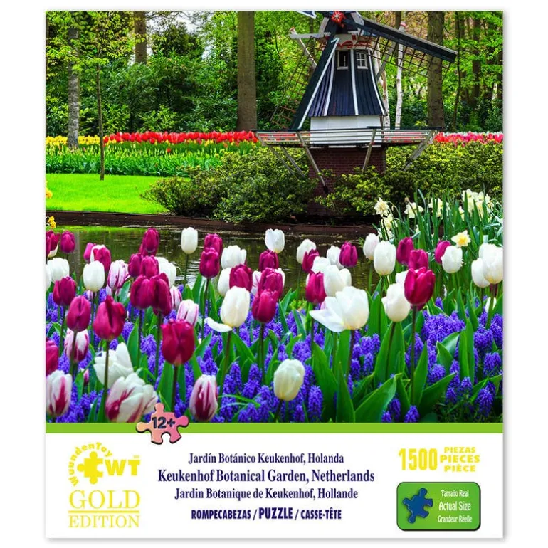 Rompecabezas Jardín Botánico Keukenhof, Holanda de 1500 Piezas