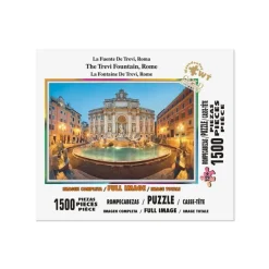 Rompecabezas La Fuente De Trevi, Roma de 1500 Piezas