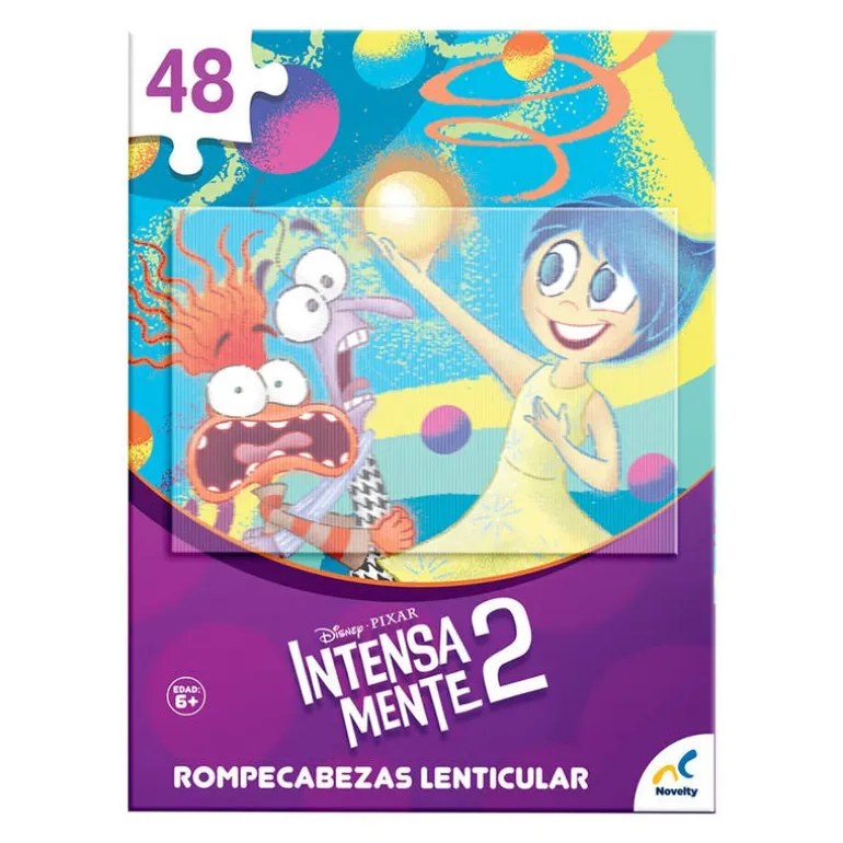 Rompecabezas Lenticular Intensamente 2 para Colorear 48 Piezas