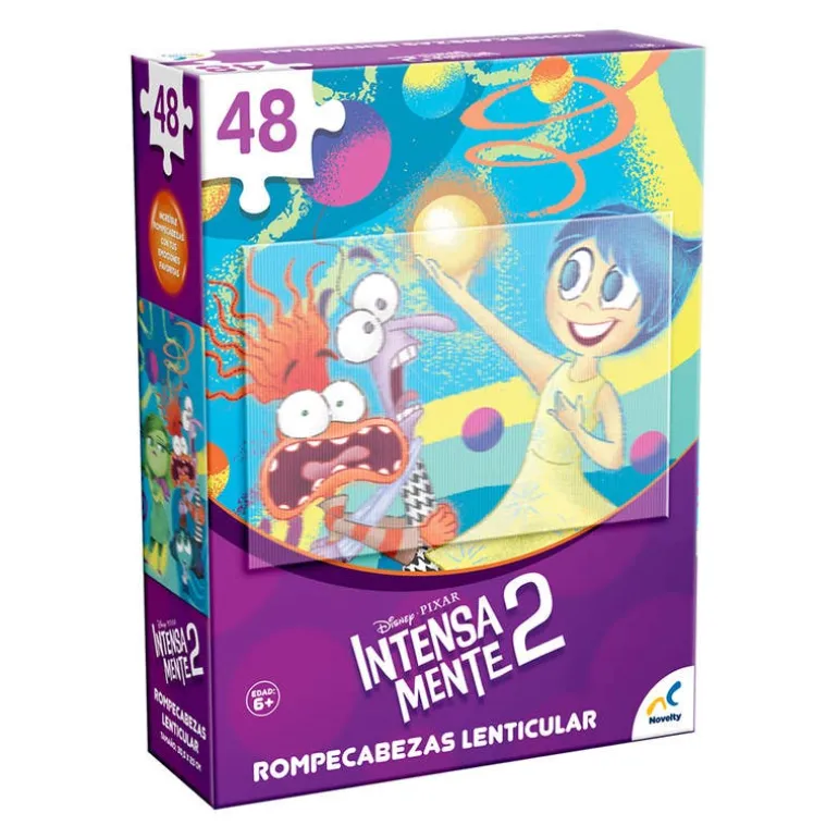 Rompecabezas Lenticular Intensamente 2 para Colorear 48 Piezas
