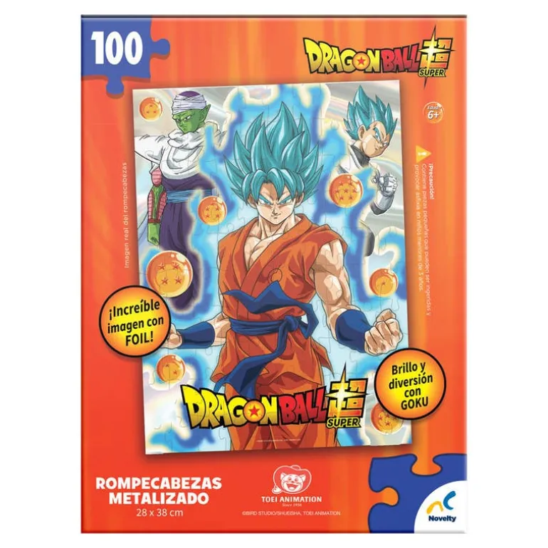 Rompecabezas Metalizado Dragon Ball Super 100 piezas