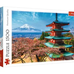 Rompecabezas Monte Fuji,Tokio de 1500 Piezas