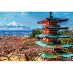 Rompecabezas Monte Fuji,Tokio de 1500 Piezas