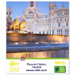 Rompecabezas Plaza De Cibeles, Madrid de 1500 Piezas