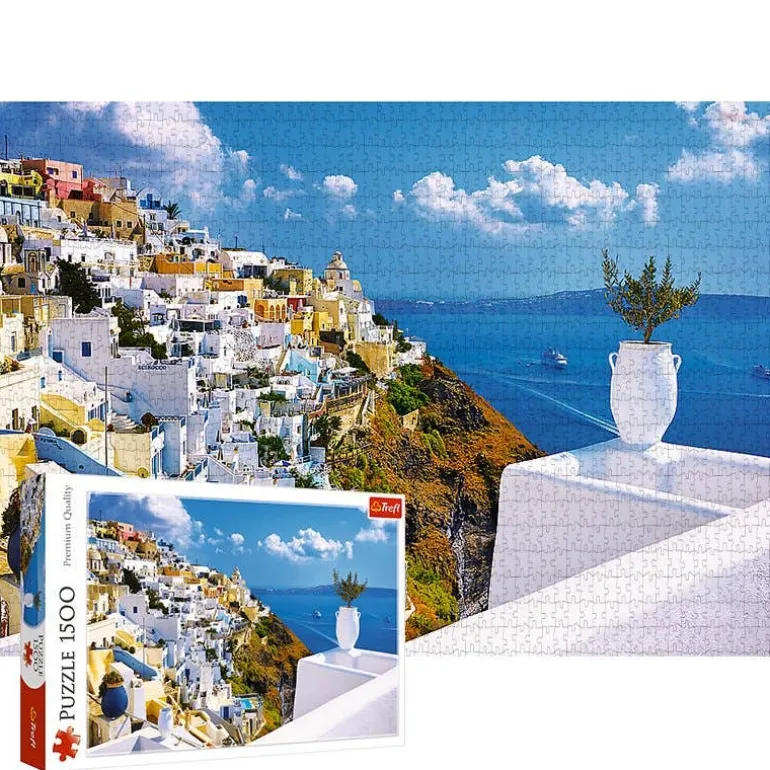 Rompecabezas Santorini de 1500 Piezas