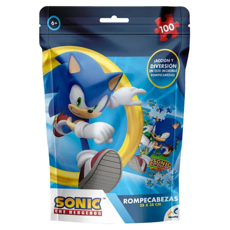 Rompecabezas Sonic Tthe Headehogh 100 Piezas