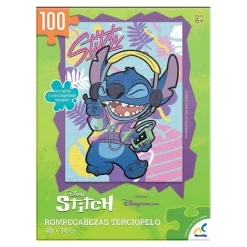Rompecabezas Stitch Afelpado 100 Piezas
