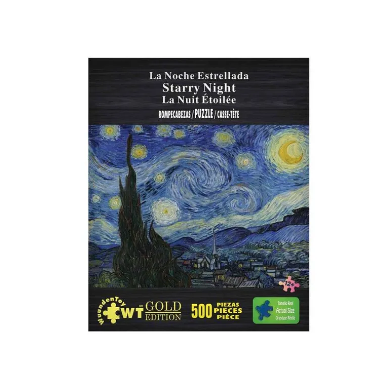 Rompecabezas Van Gogh, La Noche Estrellada de 500 Piezas