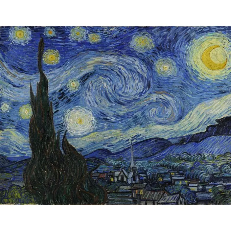 Rompecabezas Van Gogh, La Noche Estrellada de 500 Piezas