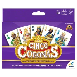 Rumy Juego de Cartas Cinco Coronas Juego de Mesa