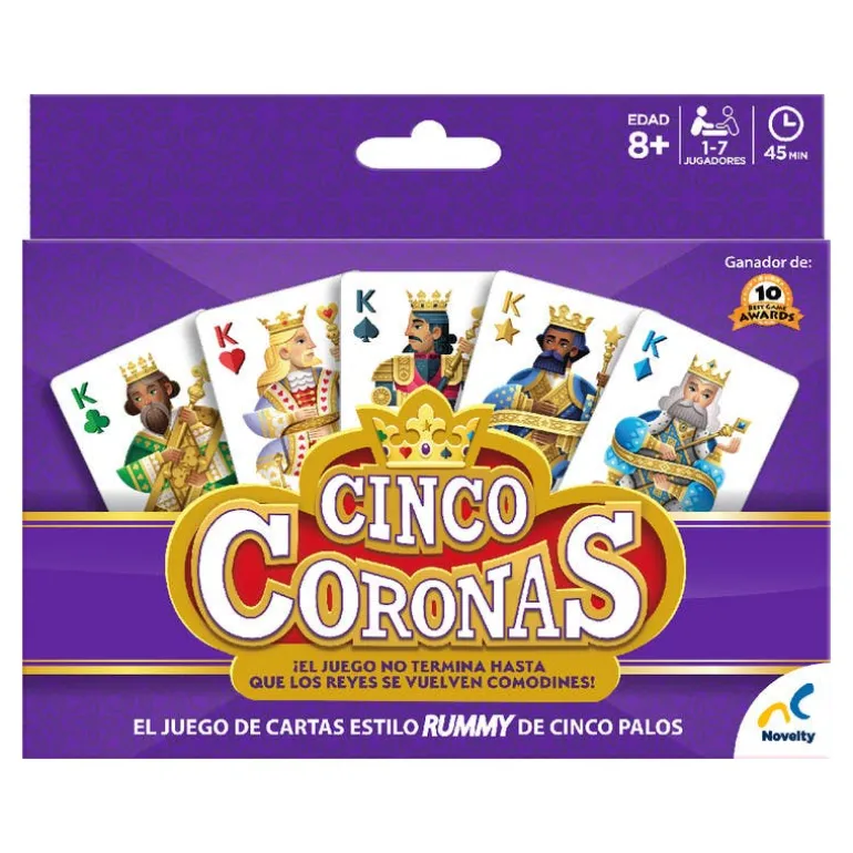 Rumy Juego de Cartas Cinco Coronas Juego de Mesa