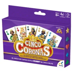 Rumy Juego de Cartas Cinco Coronas Juego de Mesa