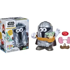Señor Cara de Papa The Mandalorian con Yoda Bebé