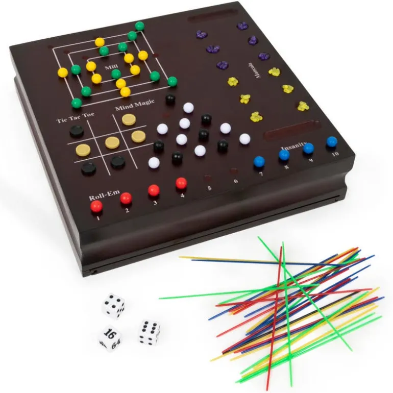 Set de 10 Juegos de Mesa de Lujo