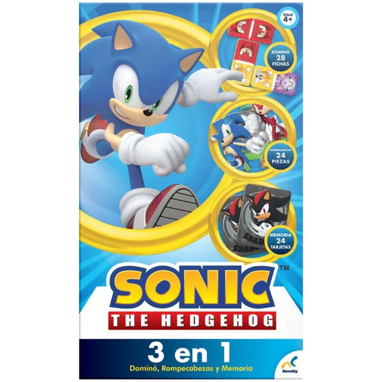Sonic The Headgehog Memoria 3 en 1