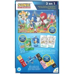Sonic The Headgehog Memoria 3 en 1