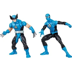 Spiderman 2 Pack Wolverine y Spiderman, Fantastic 4 F9051, Figuras de Colección