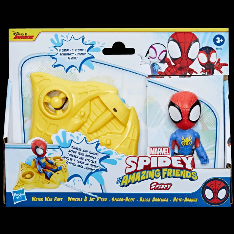 Spiderman Set de Figuras de Spidey con Nave Acuática