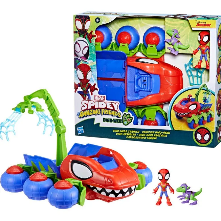 Spiderman Vehículos de Juegos Dino Grúa Arácnida