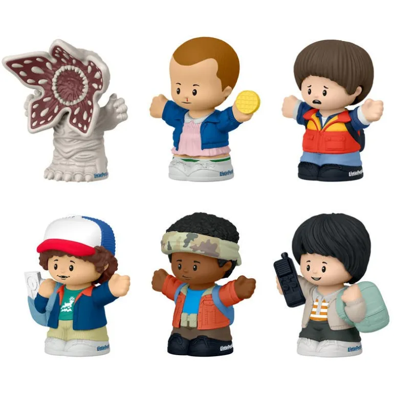 Stranger Things Little People Set con 6 Figuras de Colección