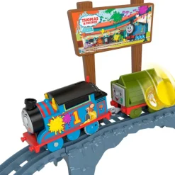 Thomas and Friends Set Entrega de Pintura Con Thomas
