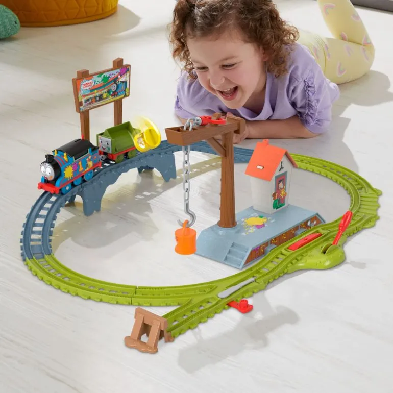 Thomas and Friends Set Entrega de Pintura Con Thomas