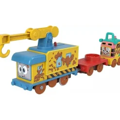 Thomas and Friends Tren Carly y Sandy Enlodadas con 2 Vagones