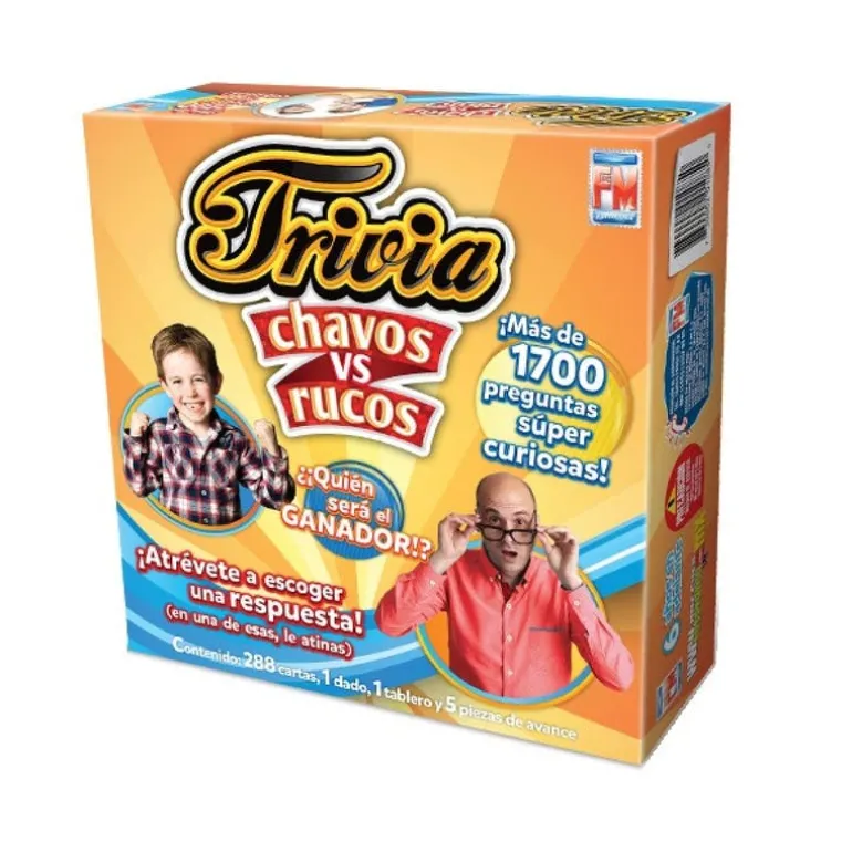 Trivia Chavos Vs Rucos, Juegos de Mesa