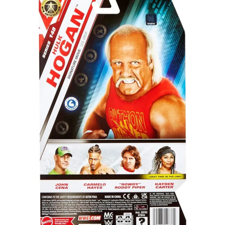 WWE Figura de Acción Hulk Hogan GDF62