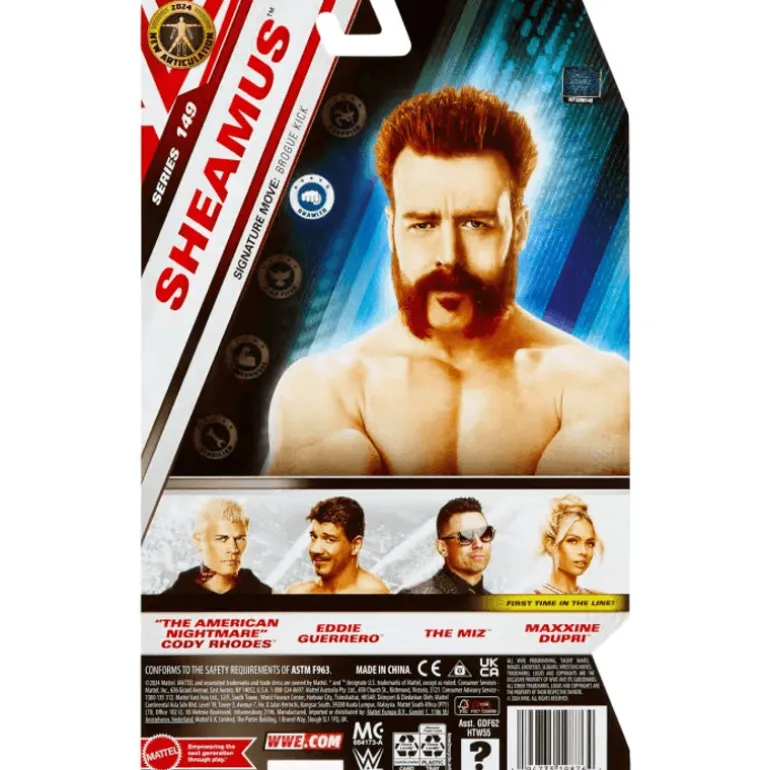 WWE Figura de Acción Sheamus GDF62